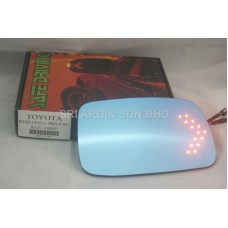 Toyota Wish 03-08 Blue Side Mirror w LED Signal